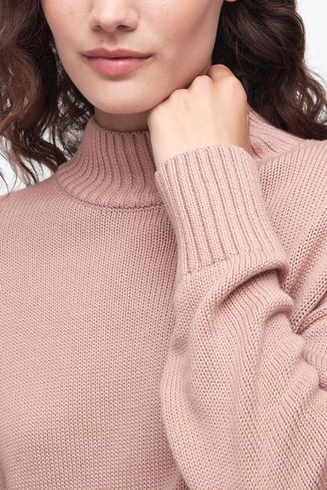 Barbour sweater Pink new arrivals