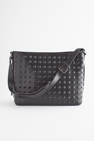 Black studded deals side bag