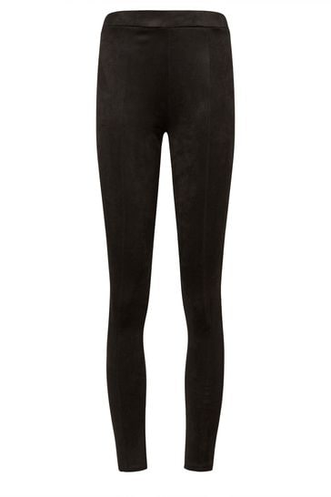 Buy Long Tall Sally Black Faux Suede Stretch Leggings from Next Luxembourg