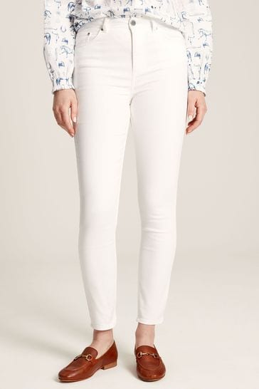 Joules White Denim Stretch Skinny Jeans