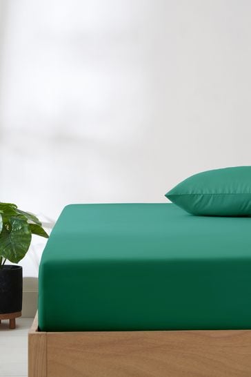 Green Deep Fitted Simply Soft Microfibre Sheet