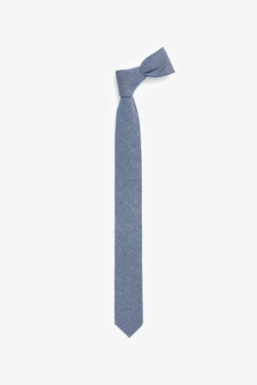 Chambray Blue Tie (1-16yrs)