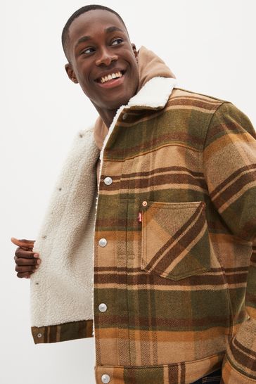 Levi's wool sherpa trucker jacket outlet