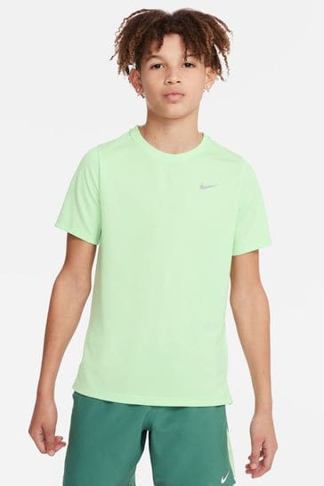 Nike Bright Green Dri-FIT Miler T-Shirt