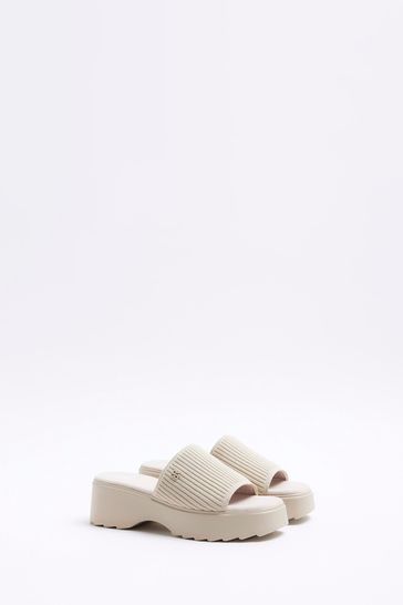 Buy River Island Knitted Mule Flatform Sandals bei Next Deutschland