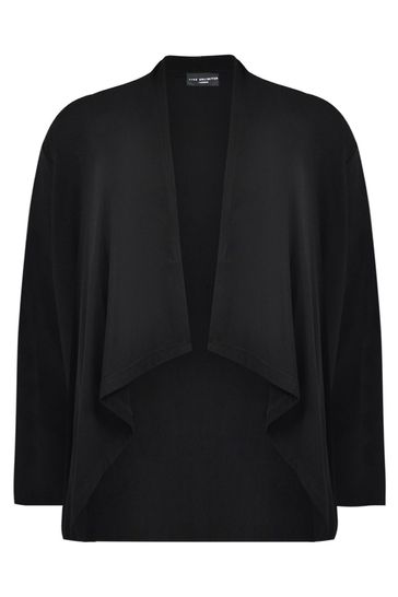 Buy Live Unlimited Curve Waterfall Shorter Jersey Black Cardigan