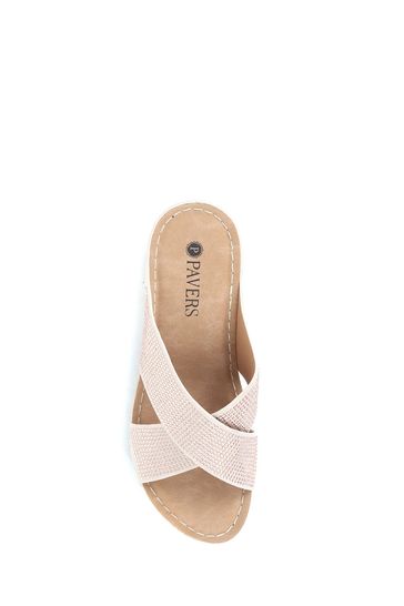 Pavers womens hotsell mule slippers
