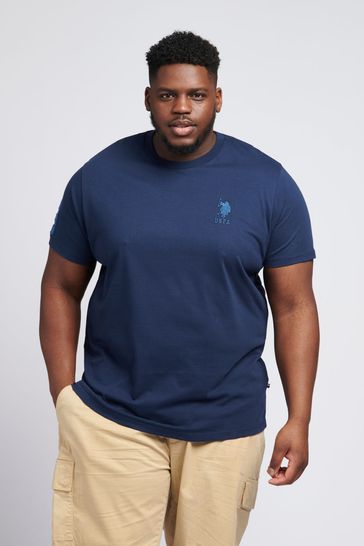 U.S. Polo Assn. Mens Big & Tall Player 3 Logo T-Shirt