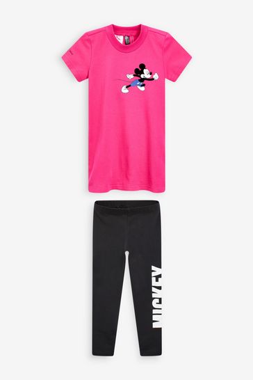 adidas Little Kids Minnie Mouse T-Shirt And Leggings Set