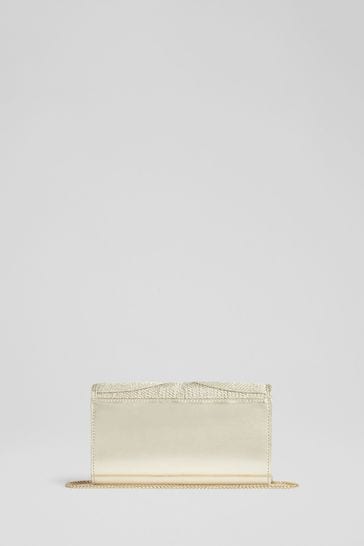 Lk bennett gold clutch bag clearance