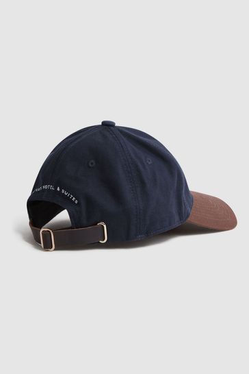Navy ball cap embroidered online