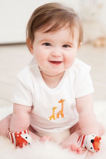 Buy JoJo Maman Bebe Wrist Soft Rattles from the Laura Ashley online shop