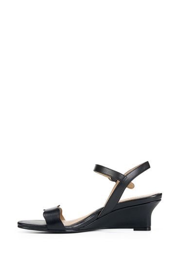 Naturalizer black wedges sales