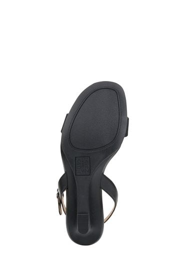 Naturalizer black wedge sandals clearance