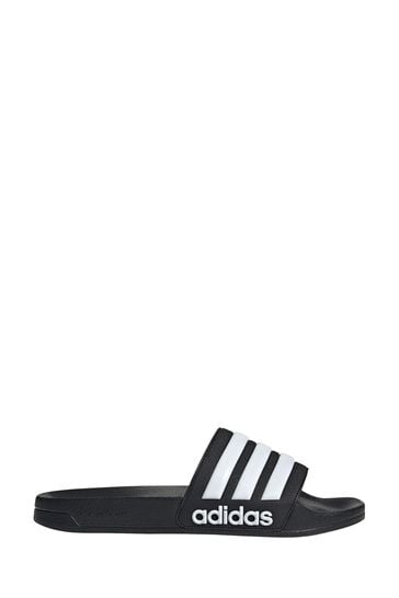 adidas Black Adilette Shower Sliders