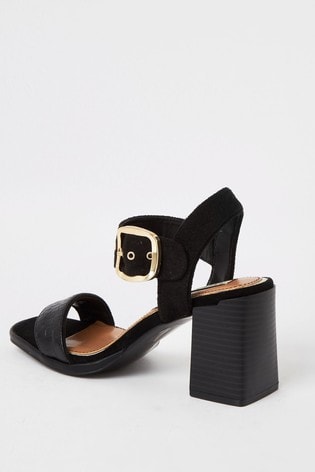 river island black heels