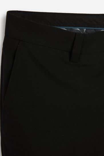 Black store pants slim