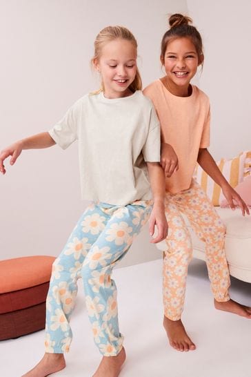 Blue and orange joggers online