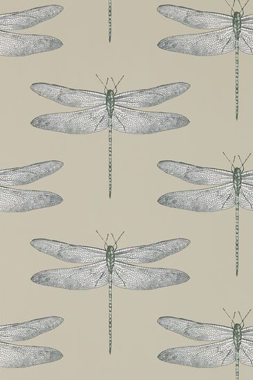 Harlequin Natural Demoiselle Wallpaper