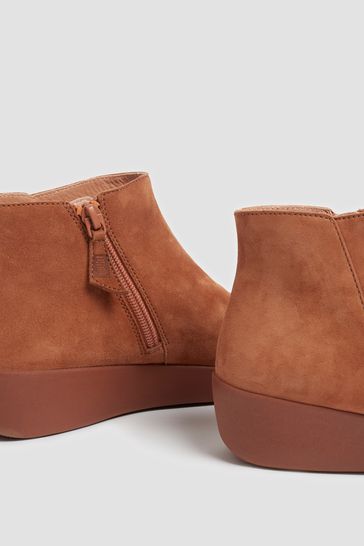 FitFlop™ Sumi Tan Brown Ankle Boots 