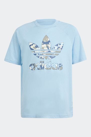 adidas Originals Light Blue Camo T-Shirt