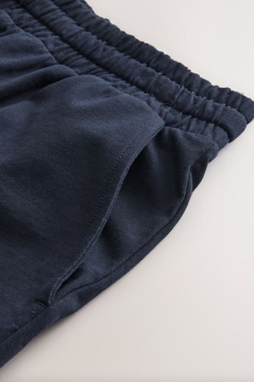Navy track shorts online