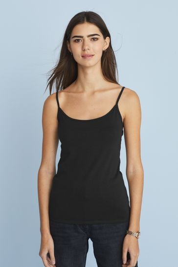 Next black vest top new arrivals