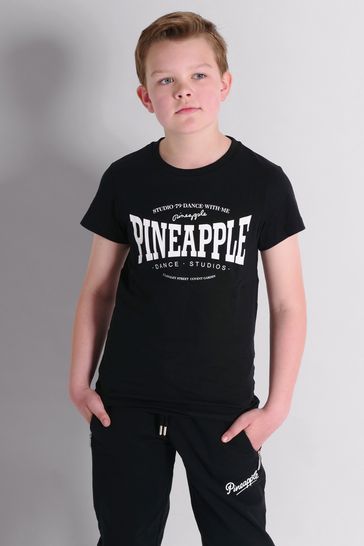 Pineapple Unisex Black T-Shirt
