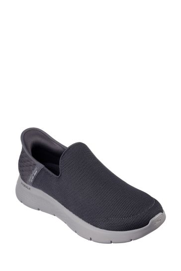 Buy Skechers Grey Go Walk Flex Slip In Trainers from Next Bahrain