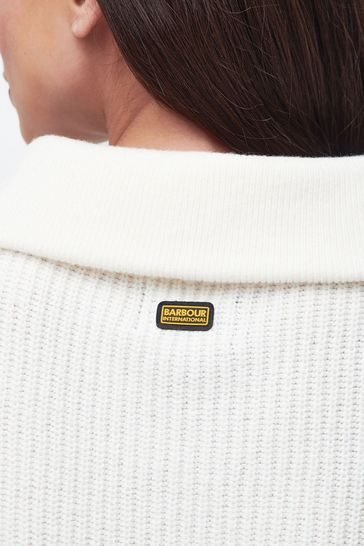 Barbour half zip knitted jumper outlet