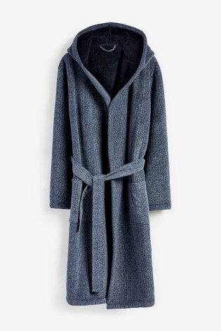 next fleece dressing gown