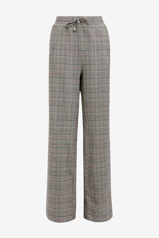 Buy Wide Leg Tie Waist Trousers from 