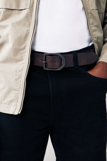 Buy Brown Bottle Opener Buckle Leather Belt from Next Bahrain