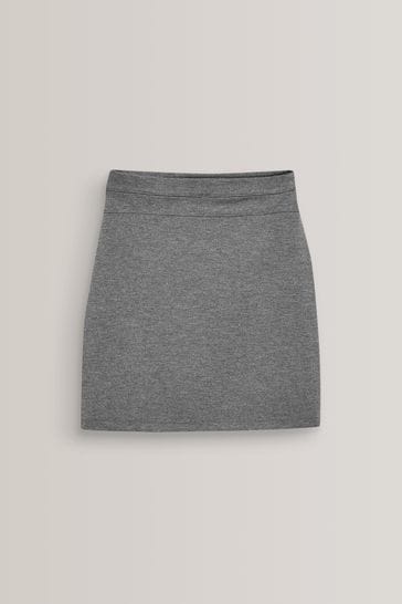 Buy Grey Pull-On Jersey Stretch School Pencil Skirt (3-18yrs) from