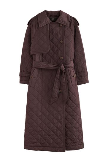 Next burgundy coat top