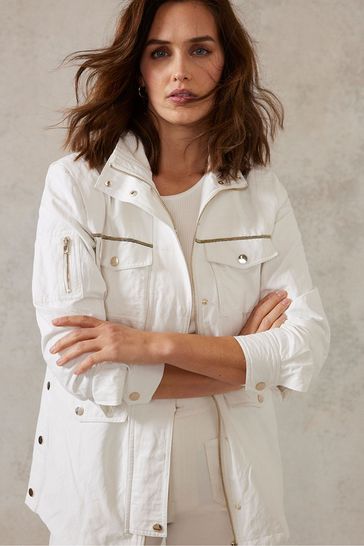 Mint velvet 2025 white coat