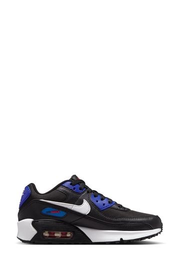 Air max black sales and white red