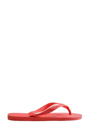 Havaianas red sales flip flops