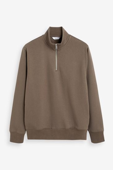 Grey funnel outlet neck sweatshirt