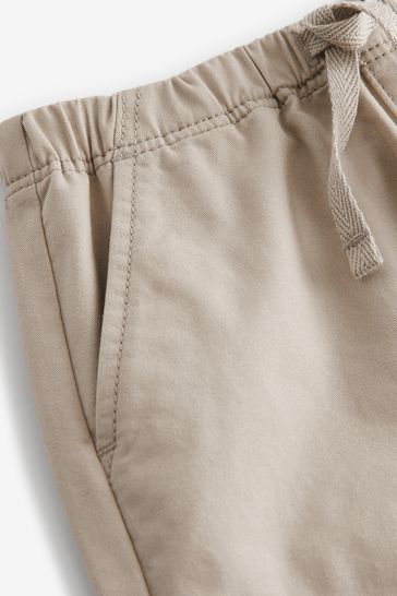 Neutral Cream Side Pocket Pull-On Trousers (3mths-7yrs)