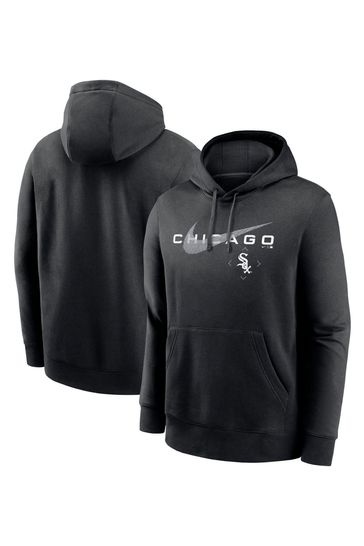 Nike Black Chicago White Sox Swoosh Pullover Fleece Hoodie