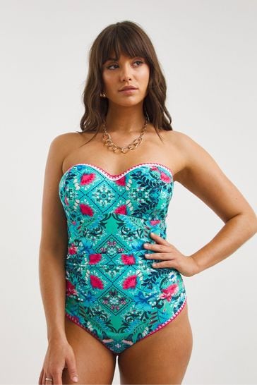 Buy Figleaves Frida Underwired Tummy Control Regular Length Swimsuit from  Next France