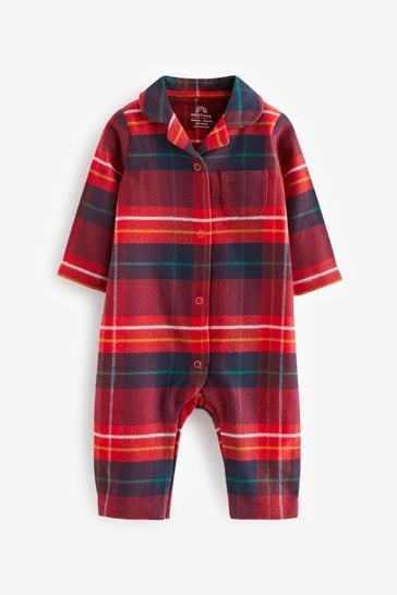 Red check pyjamas baby online