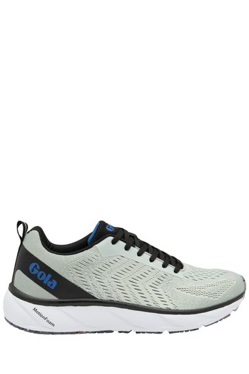 Gola Grey Gola Mens Grey Ultra Speed 2 Mesh Lace-Up Running Trainers