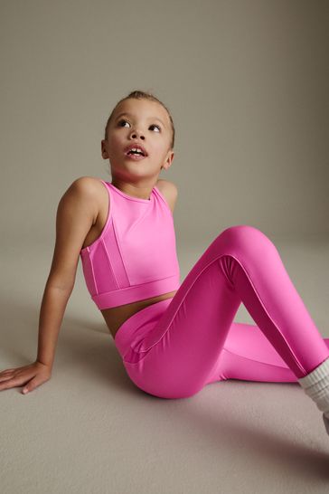 Buy Bright Pink Sports Leggings 3 16yrs from Next Saudi Arabia