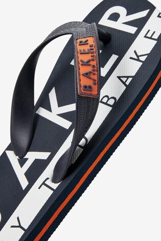 Ted baker sales navy flip flops