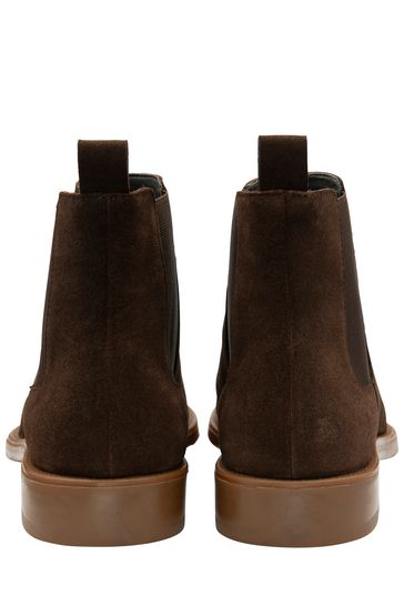 Buy Frank Wright Brown Suede Chelsea Mens Boots from Next Ireland