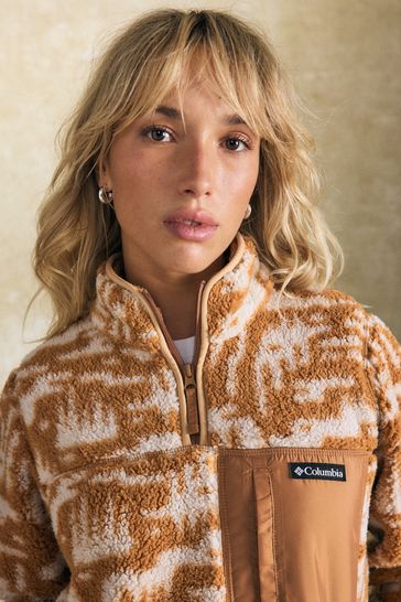 Sherpa half zip fleece shop