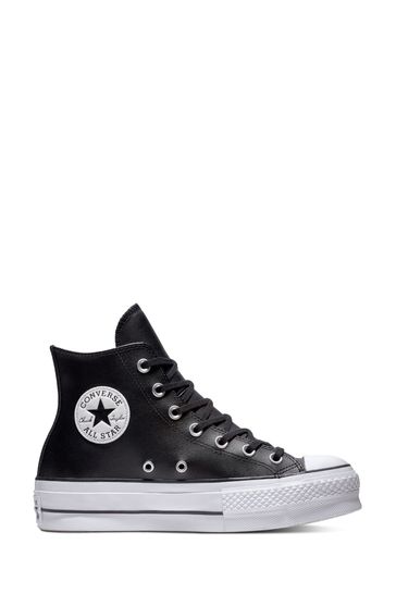 Buy Converse Platform Lift Chuck Taylor Leather High Trainers from Next  Ireland
