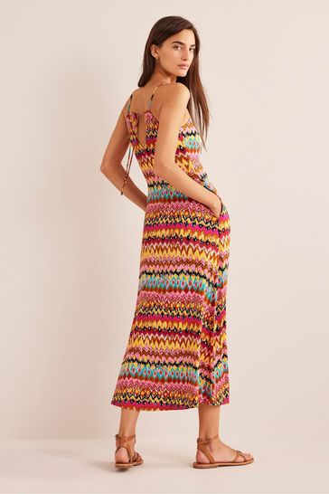 Buy Boden Pink Strappy Jersey Maxi Dress from Next Luxembourg